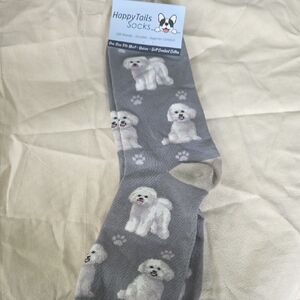 Gray Dog Socks
